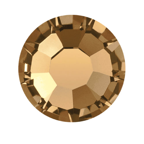 Preciosa®️ Glue On Flatbacks : Smoked Topaz