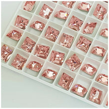 Swarovski® Xilion Square Fancy Stone: Light Rose - Glitz It