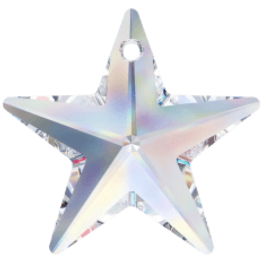 Swarovski Star Pendant 6714: AB - Glitz It