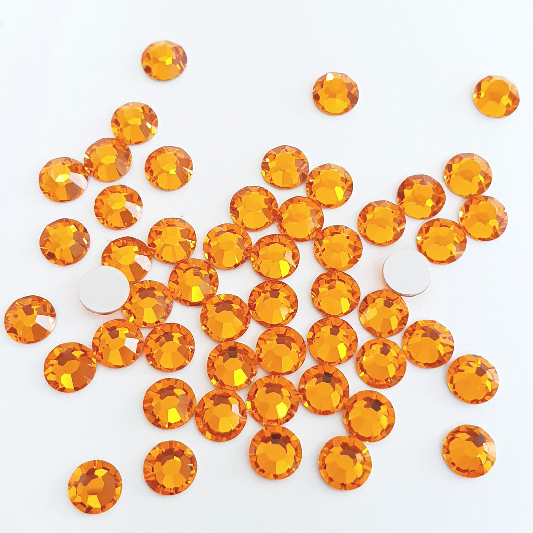 Preciosa®️ Mixed Size / Small to Medium Glue On Crystals: Sun