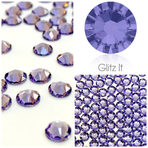 Swarovski Tanzanite Crystals Glue On Flatbacks - Glitz It