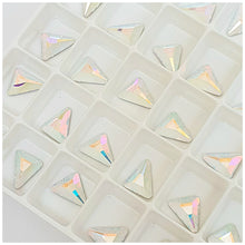 Swarovski 2739 Triangle Beta 5.8mm Crystals Glue On Flatbacks - Glitz It