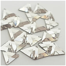 Swarovski 2711 Mini Triangle Flatback Crystals: Glue On 3.3mm - Glitz It