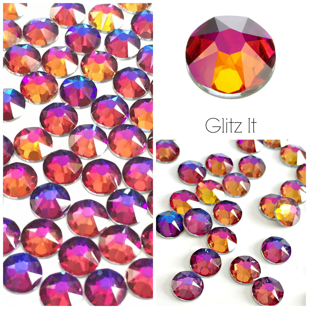 Swarovski® 2058 Small Pack Glue On Crystals: SS5 VOLCANO - Glitz It