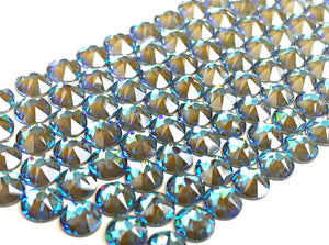 Swarovski Army Green DeLite UNFOILED Crystals Glue On Flatbacks - Glitz It