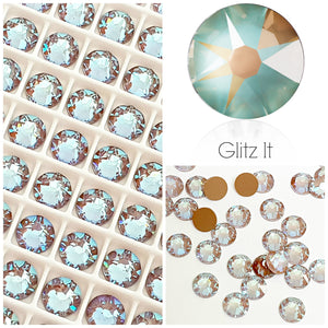 Swarovski Cappuccino DeLite UNFOILED Crystals Glue On Flatbacks - Glitz It
