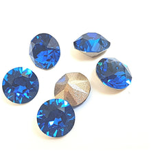 Swarovski Capri Blue Chaton Crystals - Glitz It
