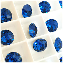 Swarovski Capri Blue Chaton Crystals - Glitz It