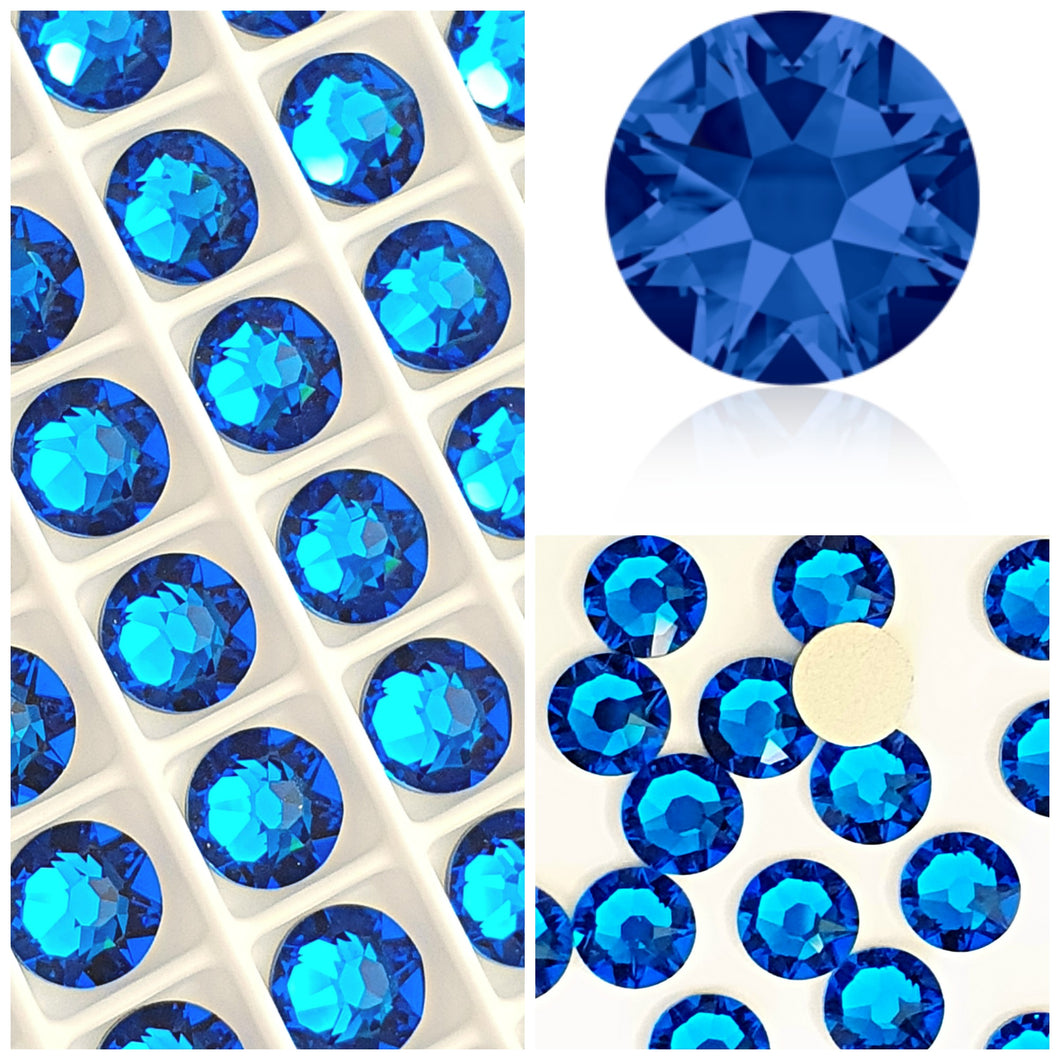 Swarovski® 2058 Small Pack Glue On Crystals: SS5 CAPRI BLUE - Glitz It