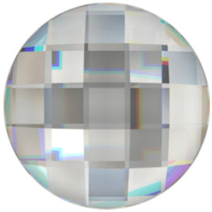 Swarovski 2035 Chessboard Circle Crystals Glue On Flatbacks - Glitz It