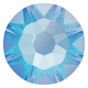 Swarovski Electric Blue Delite Unfoiled Crystals Glue On Flatbacks - Glitz It