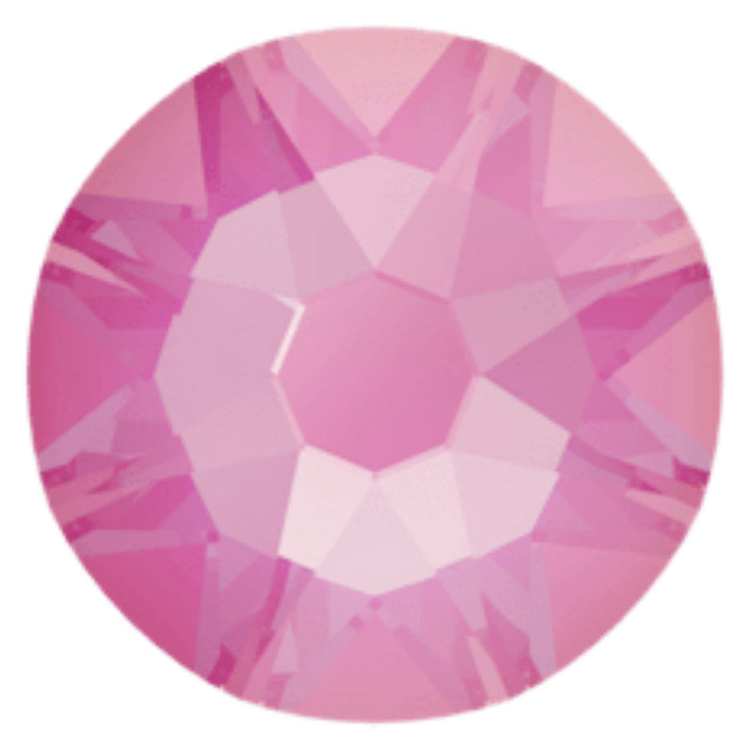 Swarovski Electric Pink Delite Unfoiled Crystals Glue On Flatbacks - Glitz It
