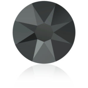 Swarovski® 2058 Small Pack Glue On Crystals: SS5 JET HEMATITE - Glitz It