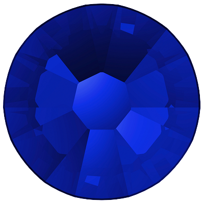 Swarovski Majestic Blue Crystals Glue On Flatbacks - Glitz It