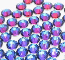 Swarovski Meridian Blue Crystals Mixed Size Glue On Flatbacks Small to Medium - Glitz It