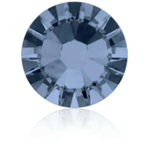 Swarovski Montana Crystals Mixed Size Glue On Flatbacks Small to Medium - Glitz It