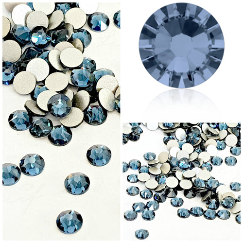 Swarovski Montana Crystals Glue On Flatbacks - Glitz It