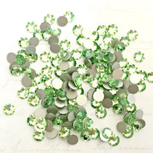 Swarovski Peridot (Green) Crystals Glue On Flatbacks - Glitz It