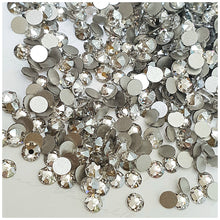 Swarovski Silver Shade Crystals Mixed Size Glue On Flatbacks Small to Medium