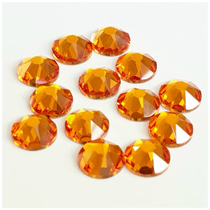 Swarovski Tangerine Crystals Glue On Flatbacks - Glitz It